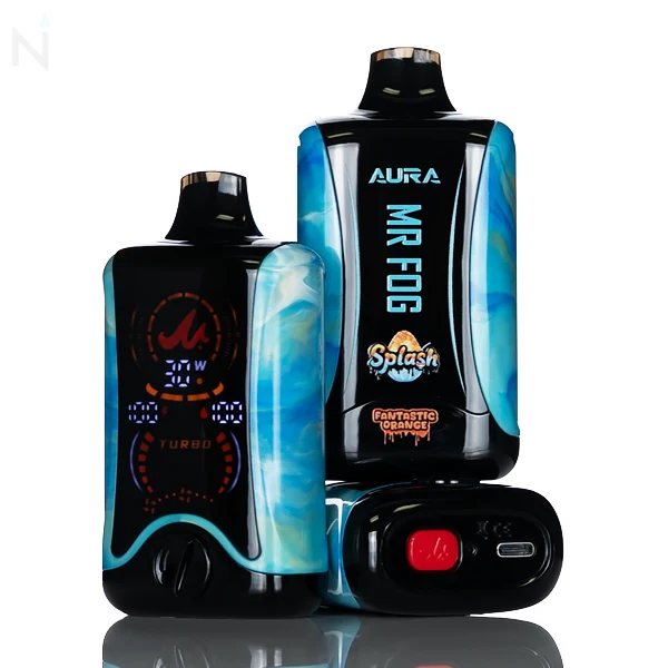MrFogAura60KExtra1 Ultimate Mr Fog Aura Splash Edition 60K Disposable – 60,000 Puffs, 3 Power Modes & 9 Bold Flavors | One Stop Vape Store