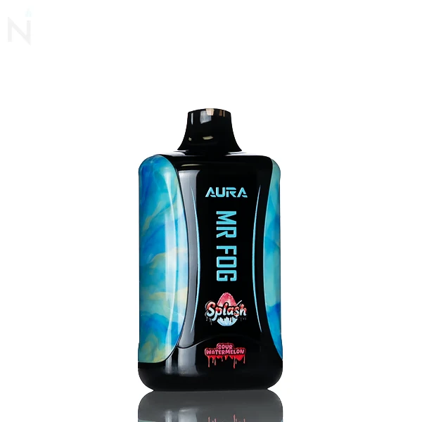 MrFogAura60KSourWatermelon Ultimate Mr Fog Aura Splash Edition 60K Disposable – 60,000 Puffs, 3 Power Modes & 9 Bold Flavors | One Stop Vape Store
