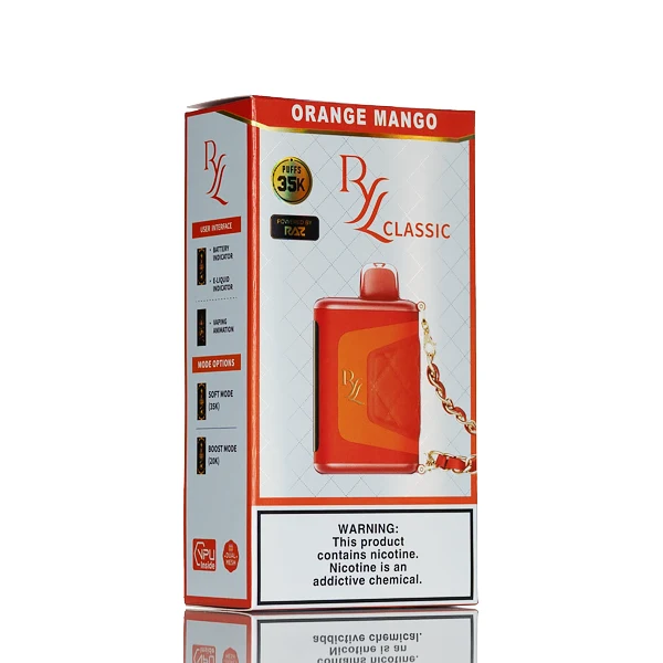 RYLClassic35KBox Ultimate RAZ RYL Vape Classic 35K Disposable Vape – 18 Flavors & Luxury Purse Design | One Stop Vape Store