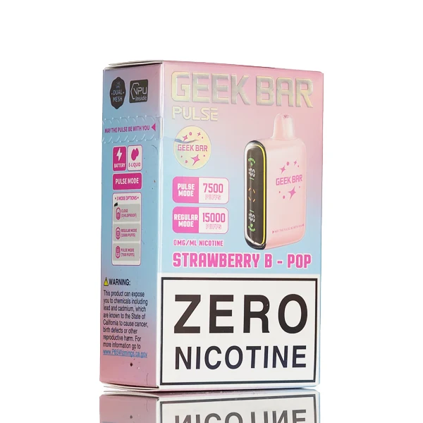Zero Nic Geek Bar – Pulse 15K, 15,000 Puffs