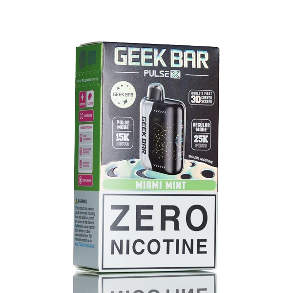 Zero Nicotine Geek Bar – Pulse X 25K Vape